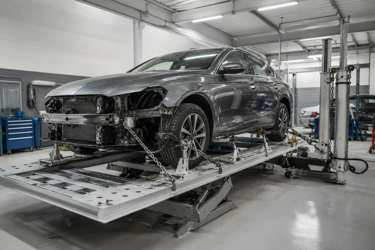 Banc de mesure carrosserie : chiffrer une caisse
