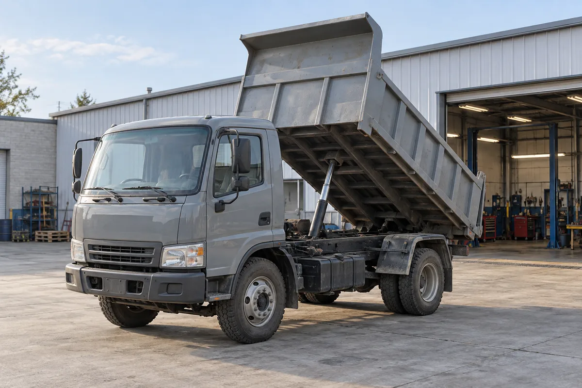 Carrosserie d'un camion benne : usure, réparation